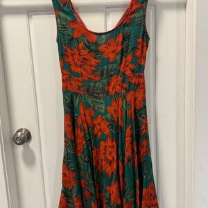 Elise Floral Fit & Flare Dress – Size AU 10 (Medium)